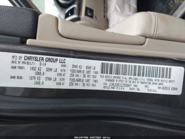 1C4RJEBG1EC555847 Jeep Grand Cherokee Limited