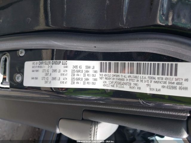 1C4PJMDS0EW240720 Jeep Cherokee Limited