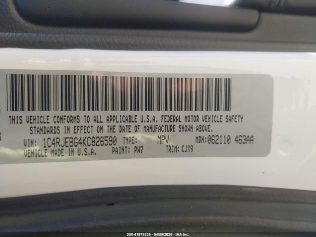 1C4RJEBG4KC826590 Jeep 2019