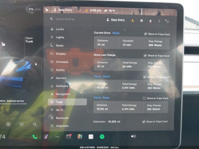 5YJ3E1EA9NF189357 Tesla Model 3 Rear-wheel Drive