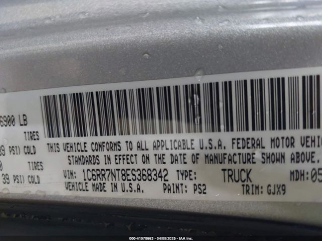 1C6RR7NT8ES368342 RAM 1500 Laramie