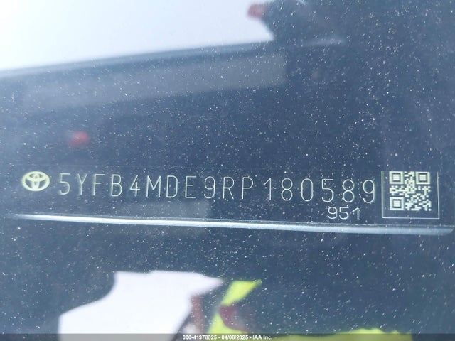 5YFB4MDE9RP180589 Toyota COROLLA LE