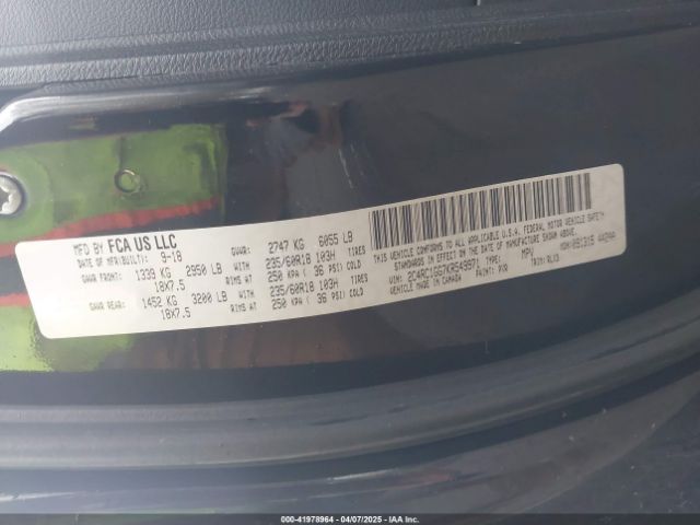 2019 CHRYSLER PACIFICA 2C4RC1GG7KR549971 Photo 8