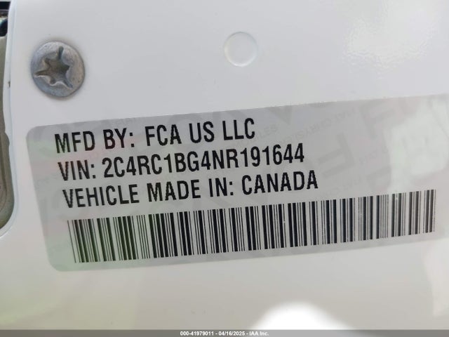 Chrysler Pacifica Touring L 2022 2C4RC1BG4NR191644 Image 9