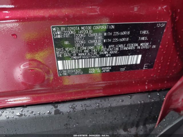JTMB6RFV6SD156635 Toyota a25a-fxs
