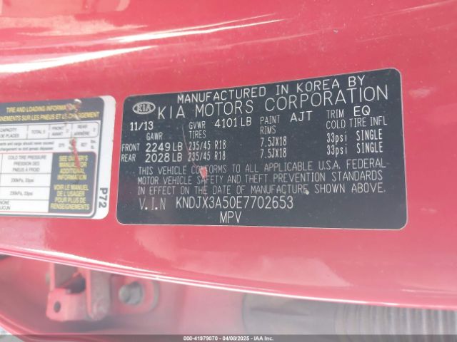 KNDJX3A50E7702653 KIA Soul !