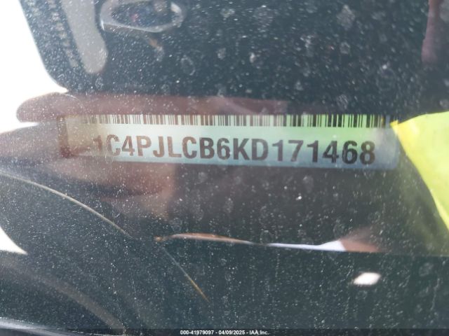 1C4PJLCB6KD171468 Jeep Cherokee Latitude Fwd