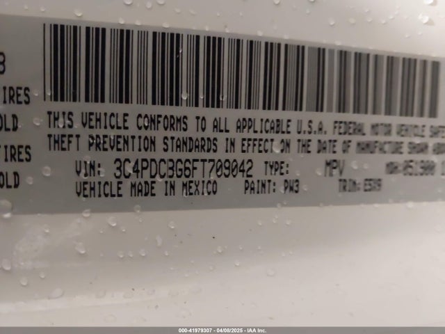 Dodge 2015 2015 3C4PDCBG6FT709042 Image 9
