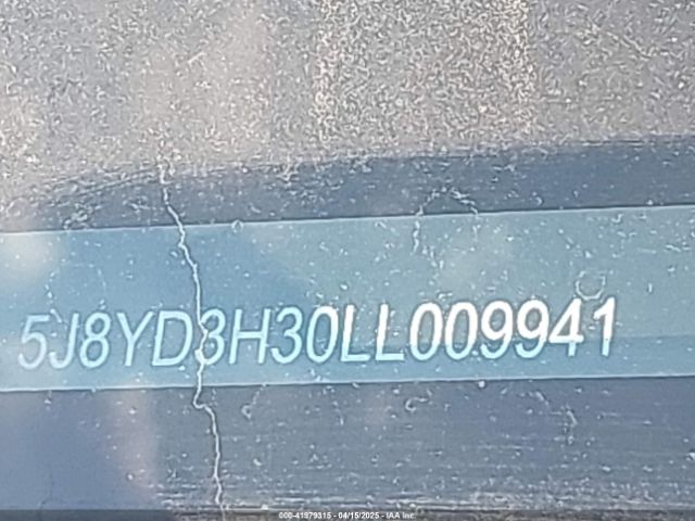 5J8YD3H30LL009941 Acura Mdx Standard