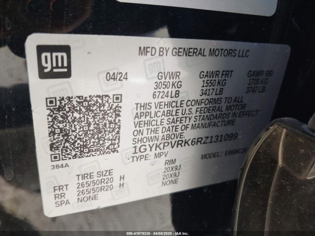 2024 CADILLAC LYRIQ 1GYKPVRK6RZ131099 Photo 8