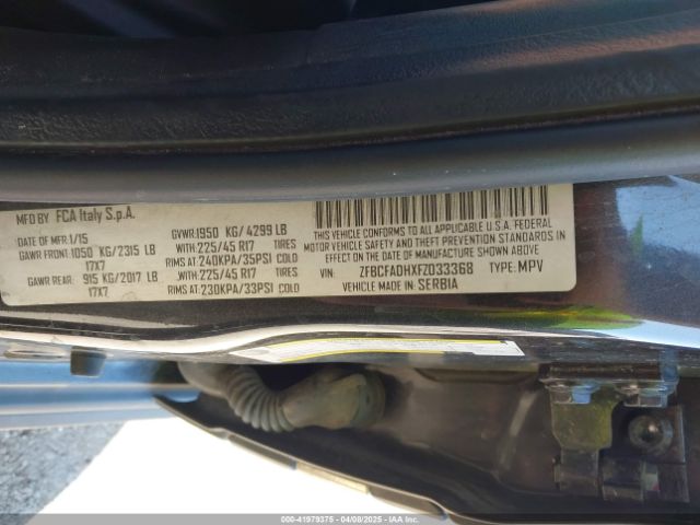 2015 FIAT 500L ZFBCFADHXFZ033368 Photo 8
