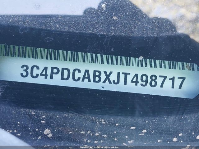 3C4PDCABXJT498717 Dodge JOURNEY SE