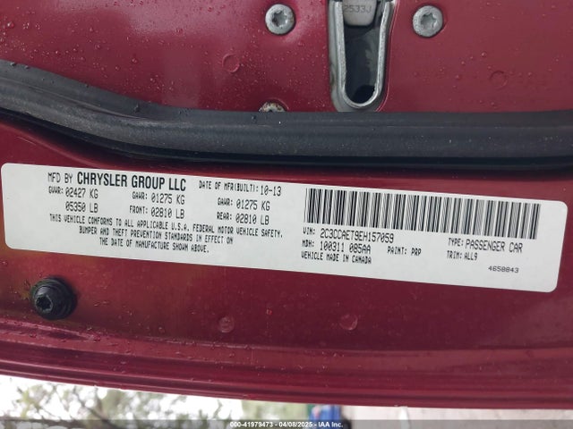 2C3CCAET9EH157059 Chrysler 300C