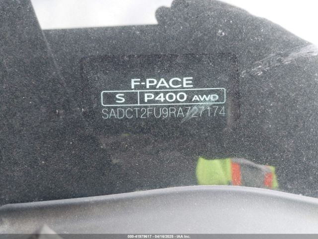 SADCT2FU9RA727174 Jaguar F-pace R-dynamic S P400 Awd Automatic