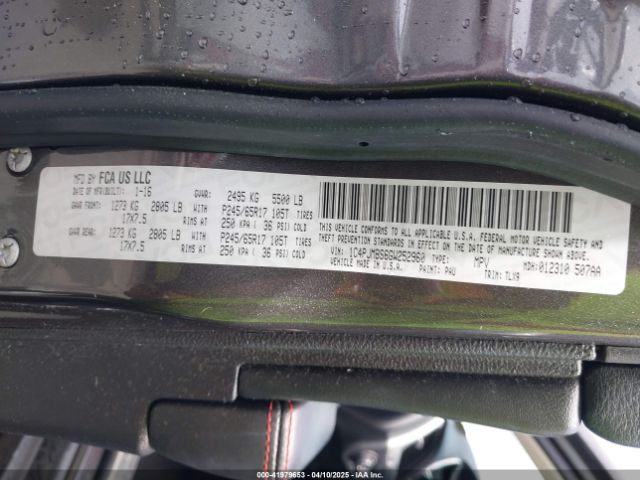 1C4PJMBS6GW252960 Jeep Cherokee
