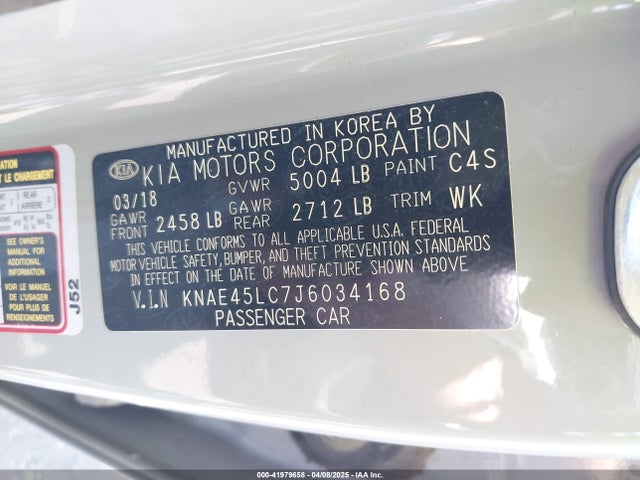 KNAE45LC7J6034168 KIA Stinger Gt1