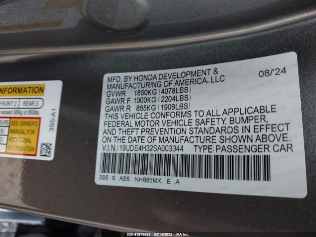 2025 ACURA INTEGRA 19UDE4H32SA003344 Photo 8