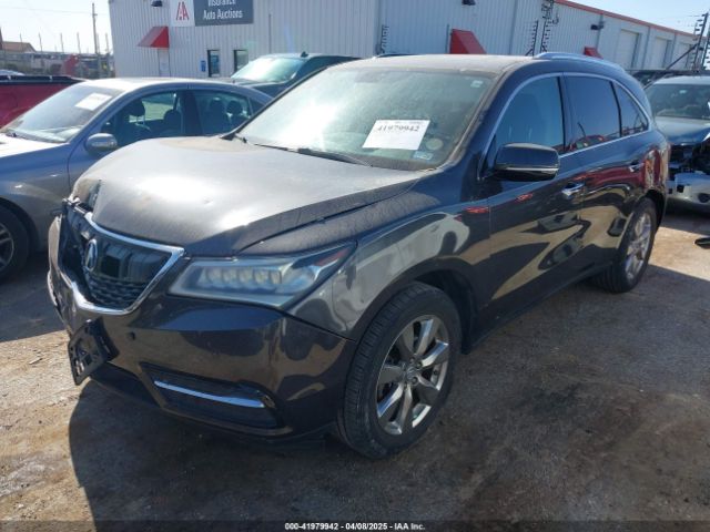 5FRYD3H8XFB010210 Acura Mdx Advance Pkg W/entertainment Pkg
