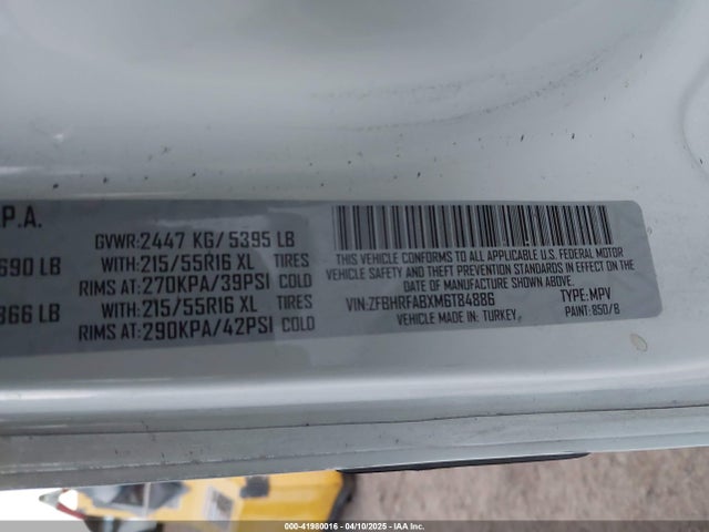 ZFBHRFABXM6T84886 RAM 2021
