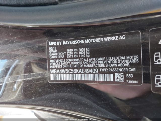 WBA4W5C56KAE49409 BMW 430i Xdrive
