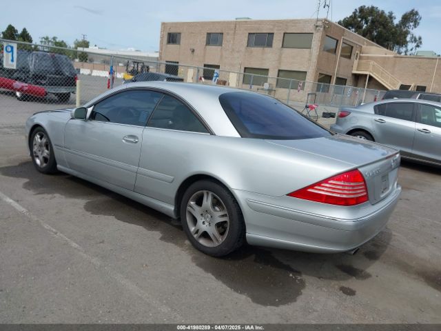 2003 MERCEDES-BENZ CL 500 WDBPJ75J23A033309 Photo 2