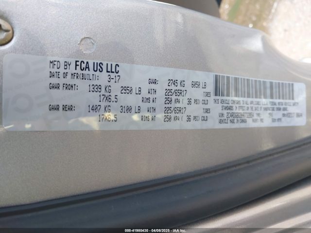 2C4RDGBG9HR732854 Dodge Grand Caravan Se Plus