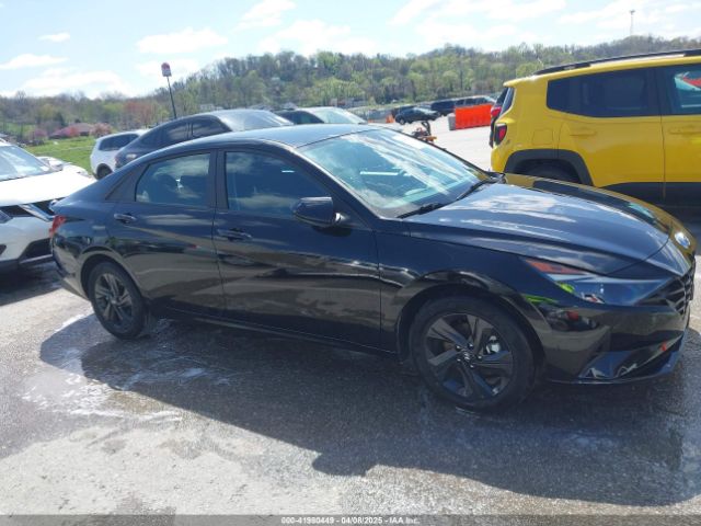 KMHLM4AJ5PU085836 Hyundai Elantra Hybrid Blue