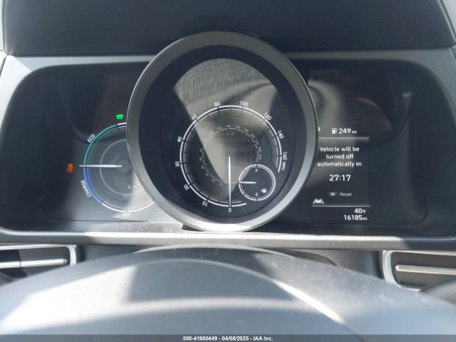 KMHLM4AJ5PU085836 Hyundai Elantra Hybrid Blue