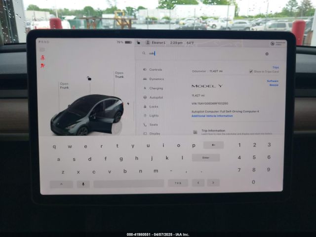 7SAYGDED6RF103250 Tesla Model Y Long Range Dual Motor All-wheel Drive/rwd