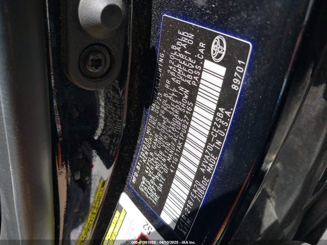4T1G11AK1PU827165 Toyota a25a-fks