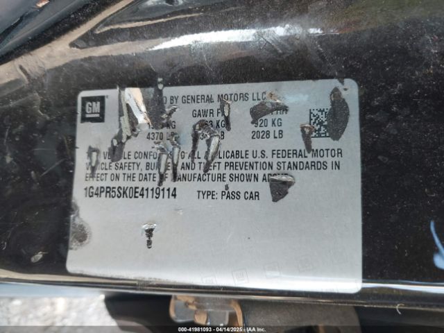 1G4PR5SK0E4119114 Buick Verano Convenience Group