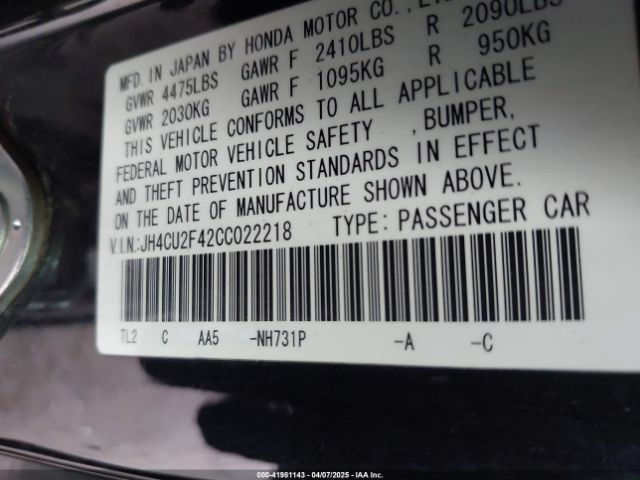 2012 ACURA TSX JH4CU2F42CC022218 Photo 8