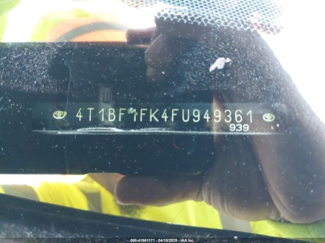 4T1BF1FK4FU949361 Toyota CAMRY LE