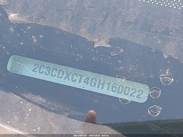 2C3CDXCT4GH160022 Dodge Charger Road/track