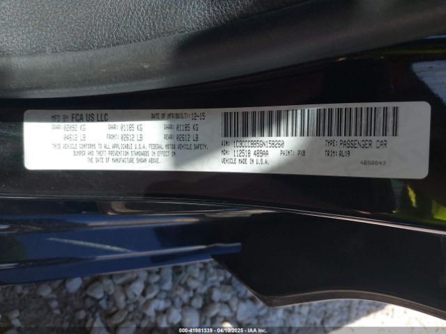 1C3CCCBB5GN158260 Chrysler 200 S