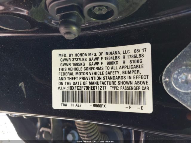 19XFC2F79HE071217 Honda CIVIC EX