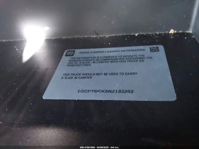 1GCPYBEK5NZ183282 Chevrolet l3b