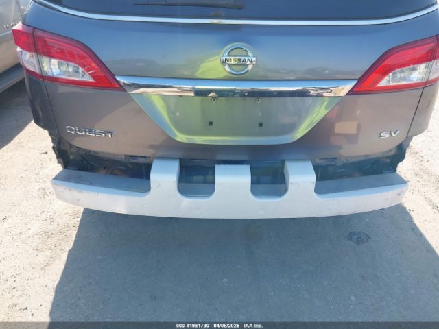 JN8AE2KP3H9165631 Nissan Quest Sv