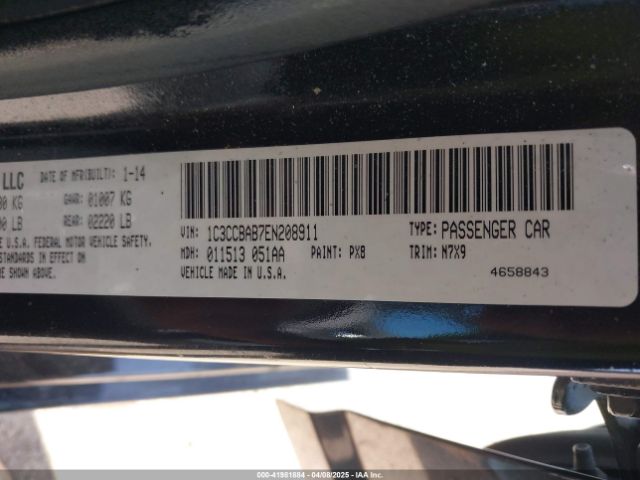 1C3CCBAB7EN208911 Chrysler 200 LX
