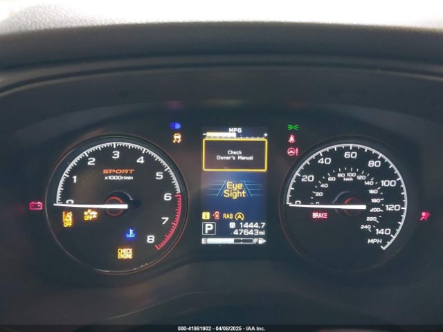 JF2SKAPC6KH591322 Subaru Forester Sport
