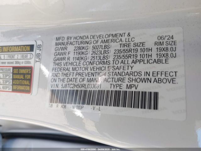 2024 ACURA RDX 5J8TC2H50RL033691 Photo 8