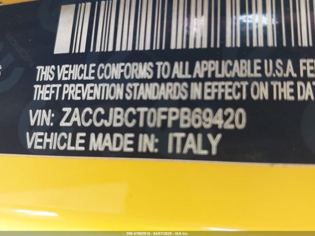 ZACCJBCT0FPB69420 Jeep Renegade Trailhawk