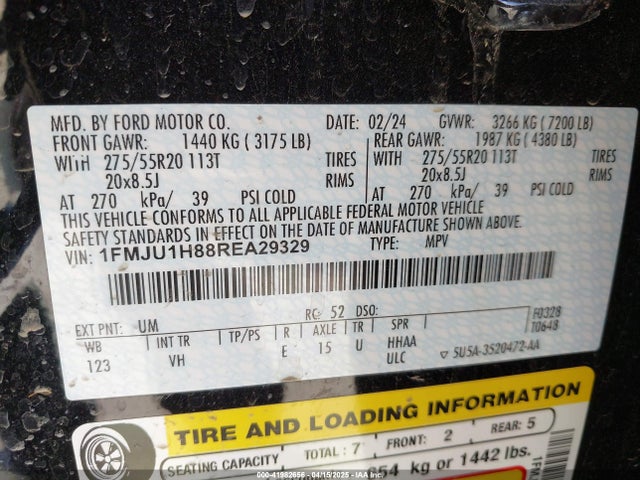 1FMJU1H88REA29329 Ford gtdi-standard