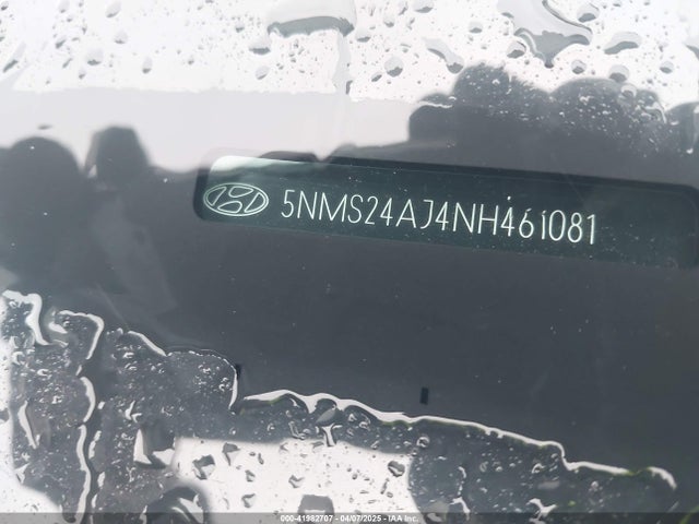 5NMS24AJ4NH461081 Hyundai Santa Fe Sel