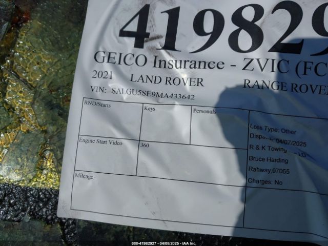 SALGU5SE9MA433642 Land Rover Range Rover Fifty
