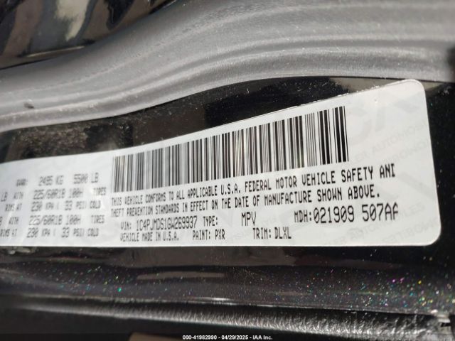 1C4PJMDS1GW269937 Jeep Cherokee Limited