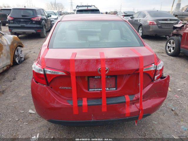 2T1BURHE5GC651237 Toyota COROLLA LE