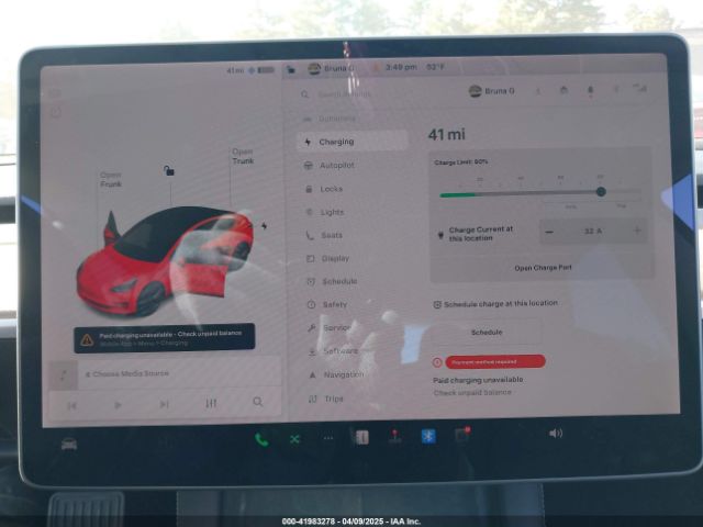 5YJ3E1EA1MF851155 Tesla Model 3 Standard Range Plus Rear-wheel Drive