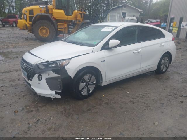 KMHC65LC0HU040044 Hyundai Ioniq Hybrid Blue