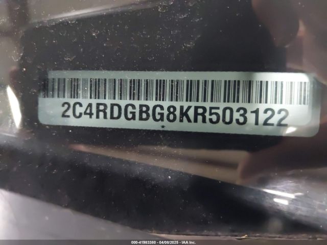 2C4RDGBG8KR503122 Dodge Grand Caravan Se Plus